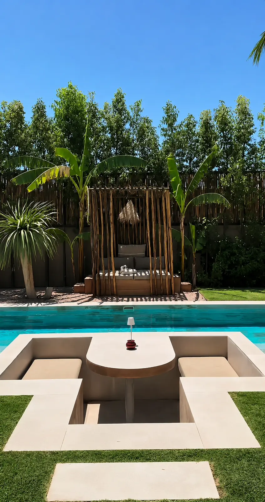 Piscine et jardin de la Villa Safar à Marrakech